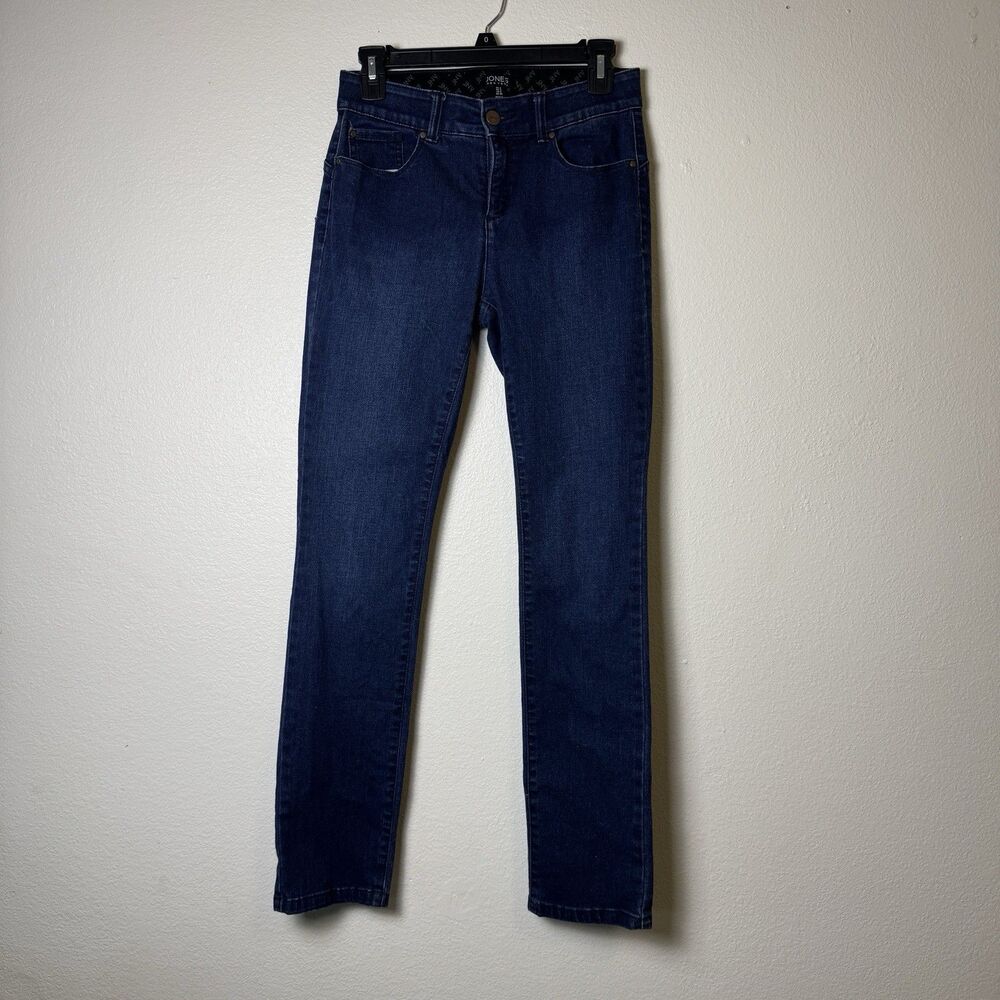Jones New York Ladies Comfort Waist Jeans 4 Dark Wash
